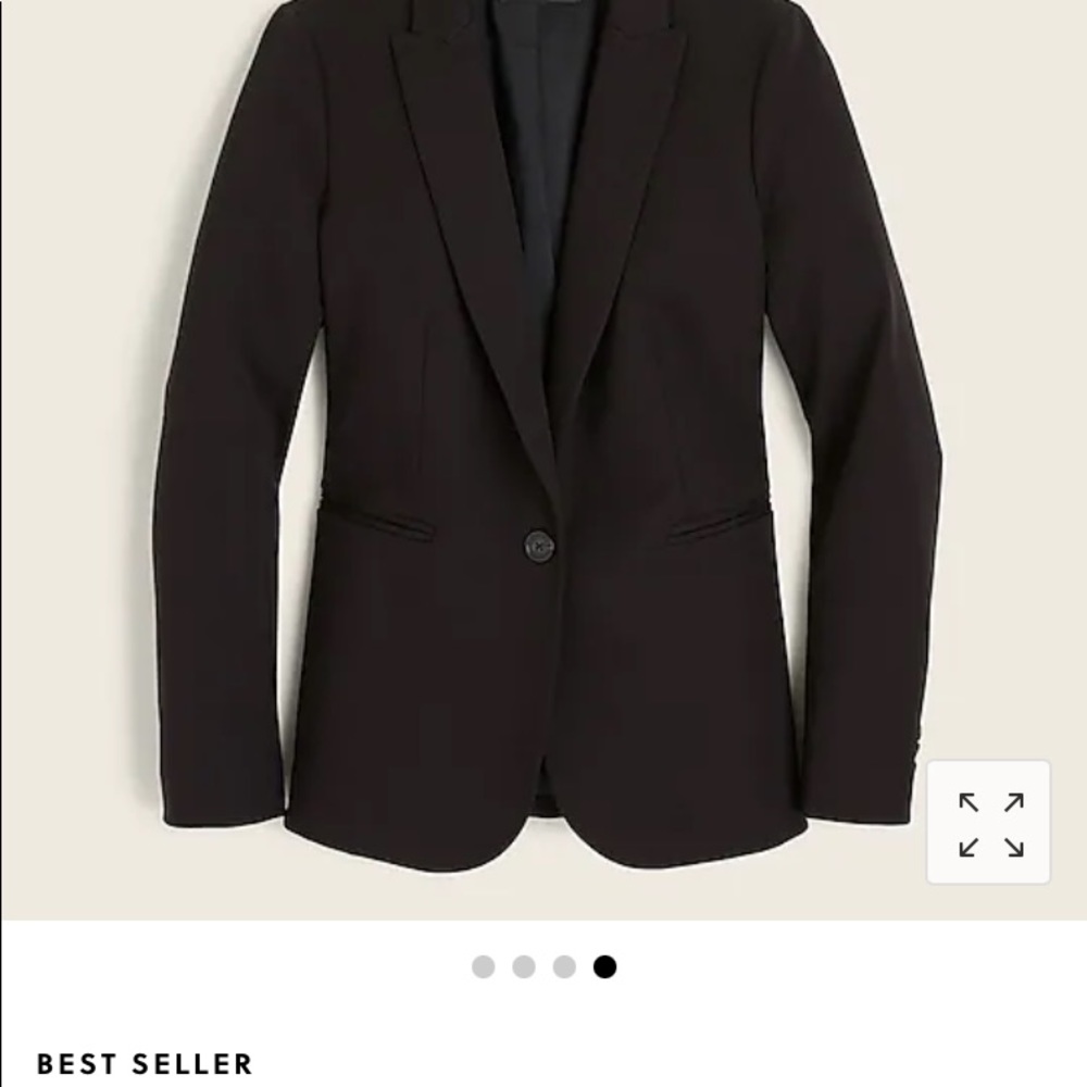 Xs j crew black blazer